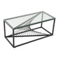 Eleganza Glass Enclave Coffee Table - Modern Aesthetic