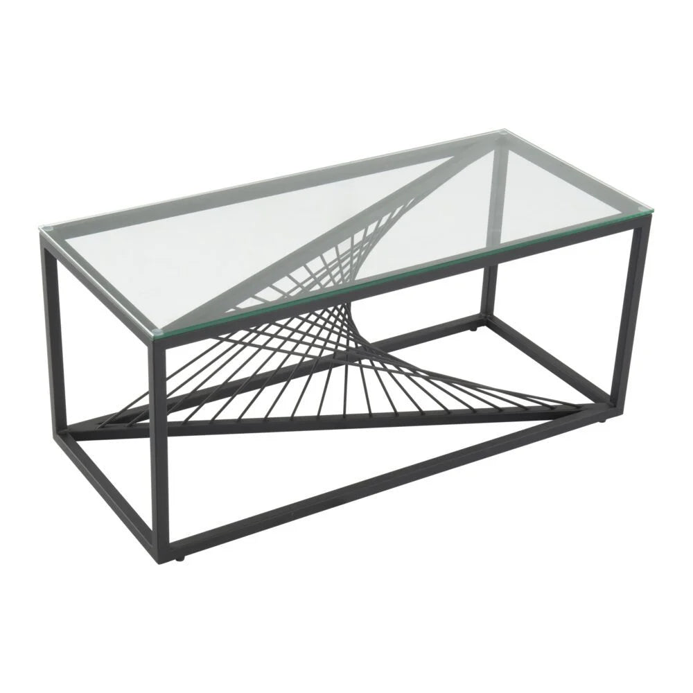 Eleganza Glass Enclave Coffee Table - Modern Aesthetic