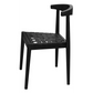 Elliot Leather Dining Chair (Black) - Furniture > Dining >
