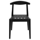 Elliot Leather Dining Chair (Black) - Furniture > Dining >