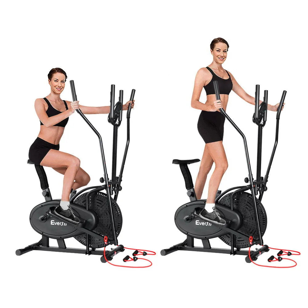 Elliptical Cross Trainer 5-in-1 Exercise Bike Home Gym