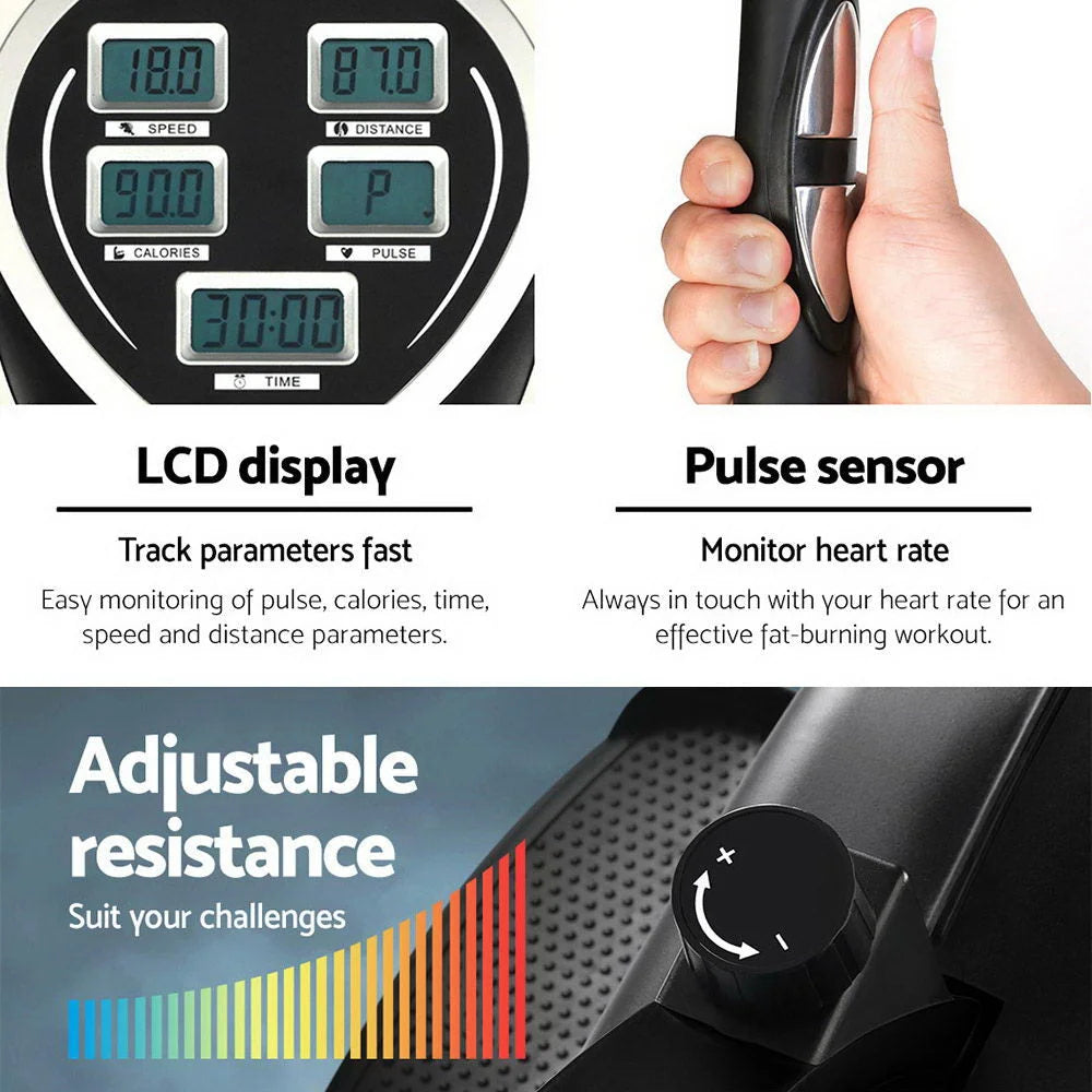 Elliptical Cross Trainer 6in1 Exercise Bike Home Gym