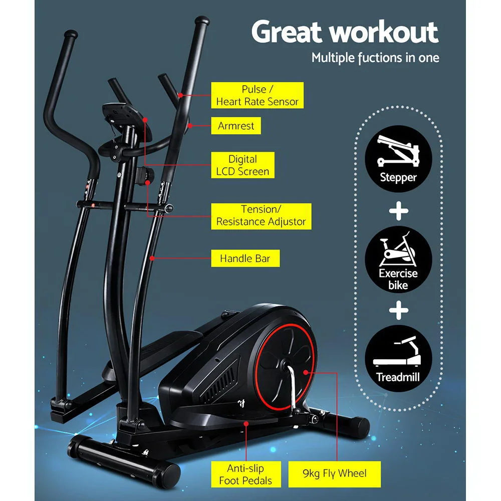 Elliptical Cross Trainer Exercise Bike Fitness Equipment