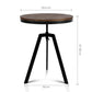 Black wood dining chair set