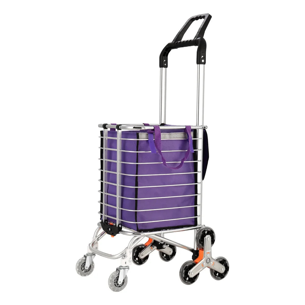 35l storage trolley with cupboard storage and rolling base