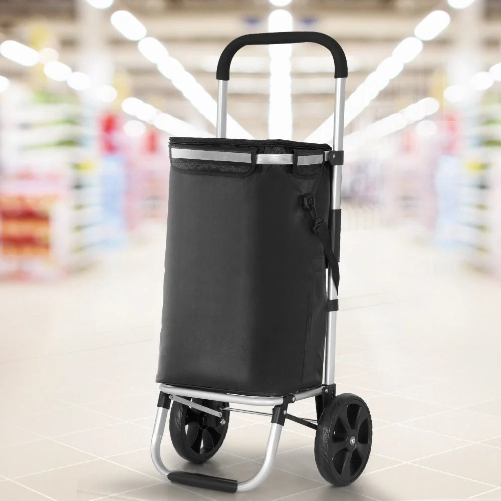 Emajin Foldable Shopping Cart Trolley Grocery Storage Portable