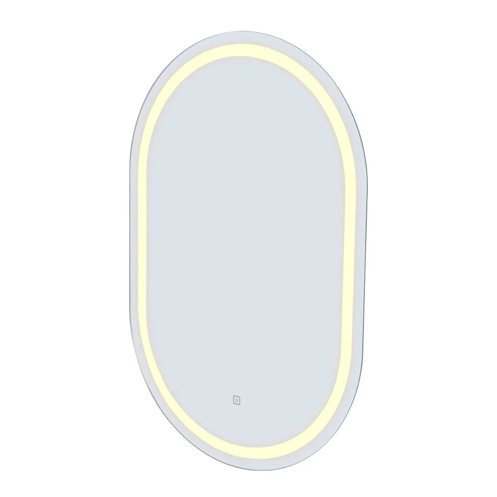 Embellir 2 LED Wall Mirror With Light 50X75CM Bathroom