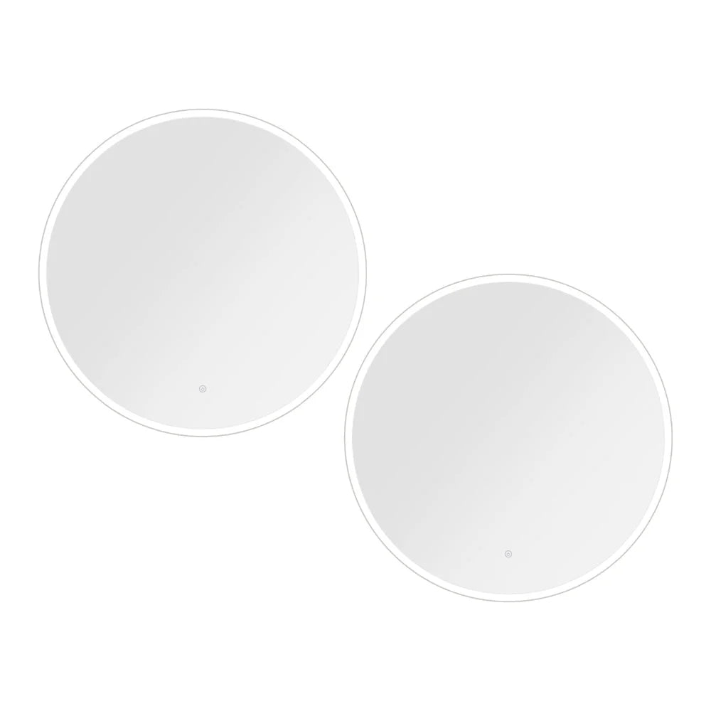 Embellir 2 Wall Mirror 80cm with Led light Makeup Home