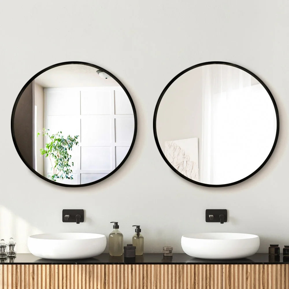 Embellir 2 Wall Mirror Makeup 70cm Home Decor Framed