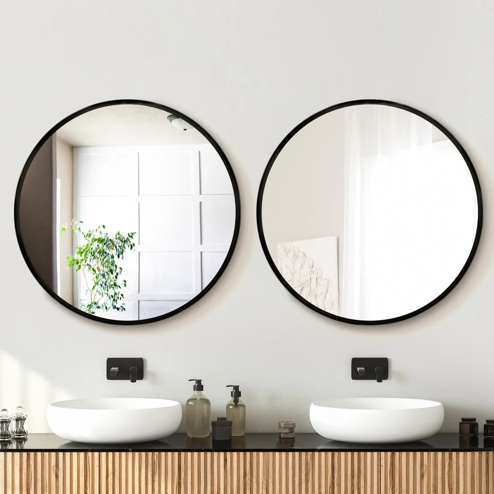 Embellir 2 Wall Mirror Makeup 80cm Home Decor Framed