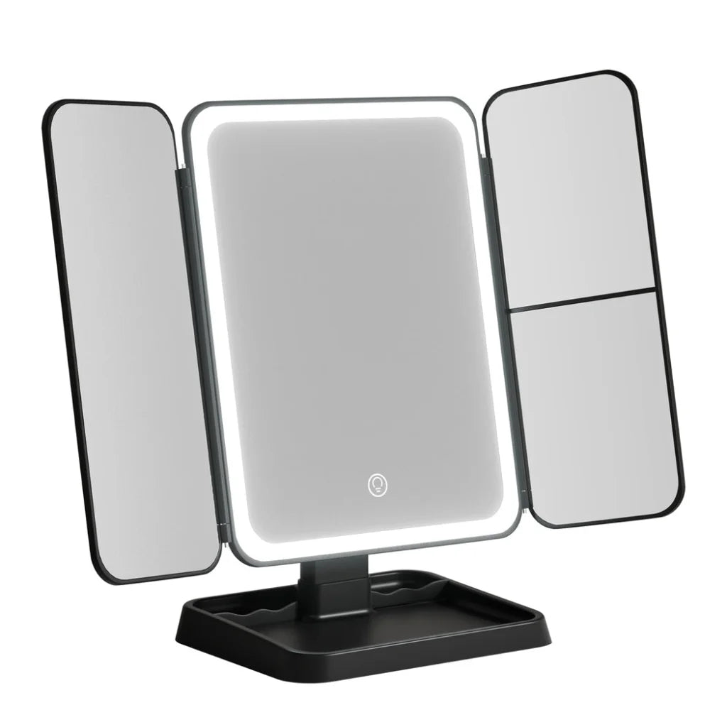 Embellir LED Makeup Mirror Tri fold Lighted Vanity