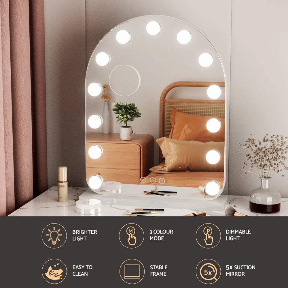 Embellir Makeup Mirror 40x50cm Dressing Vanity LED Bulb