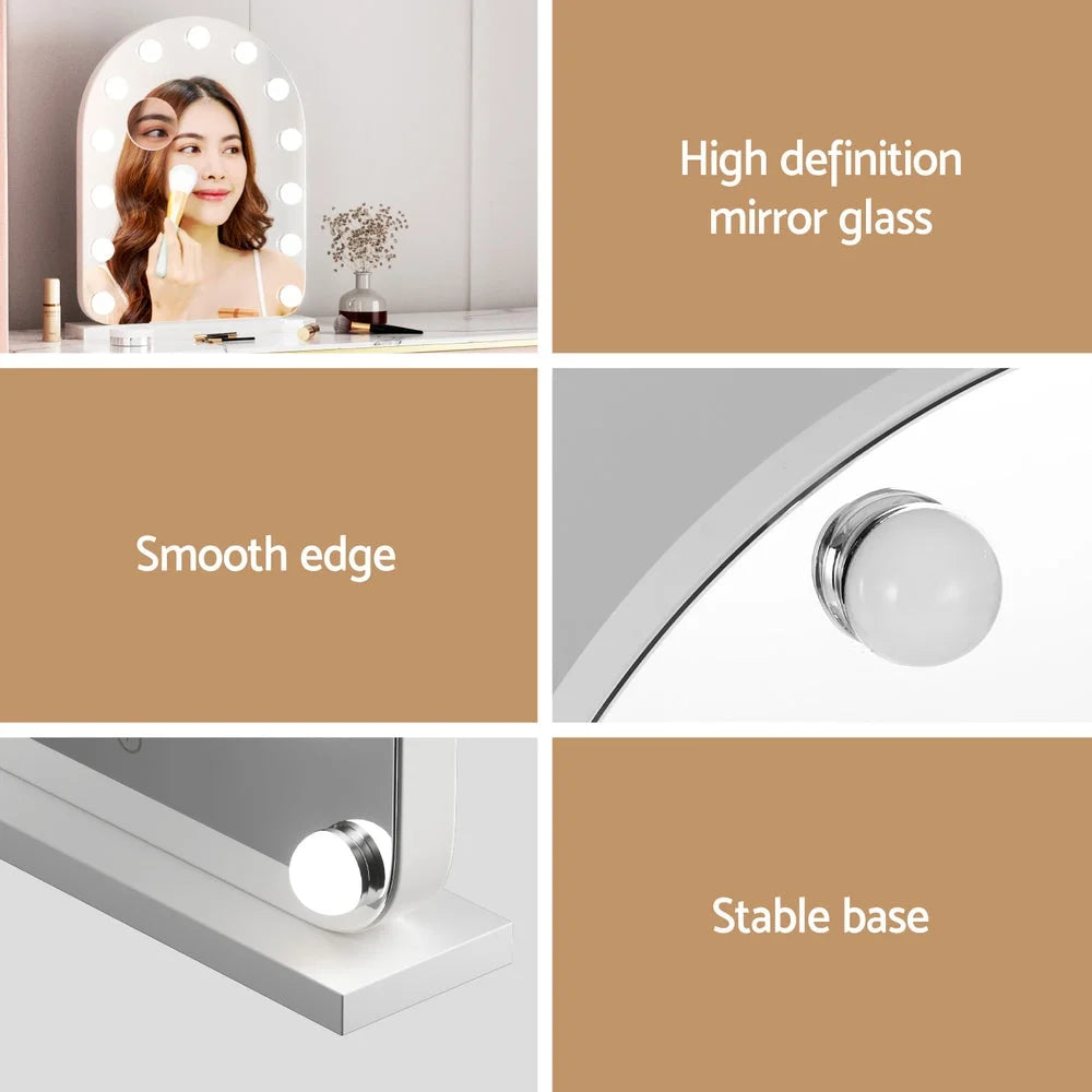 Embellir Makeup Mirror 40x50cm Dressing Vanity LED Bulb