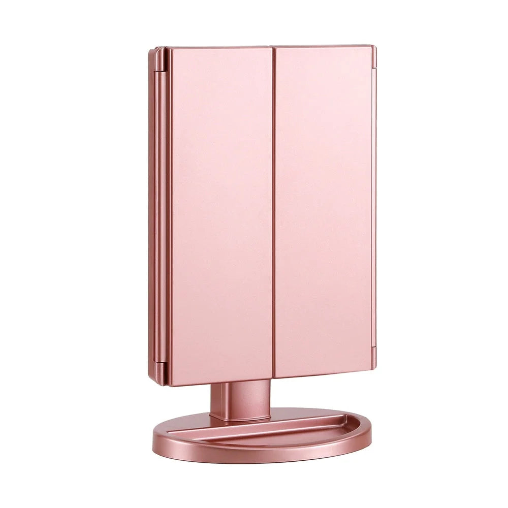 Embellir Tri-fold Makeup Mirror 1X2X3X Magnifying with LED