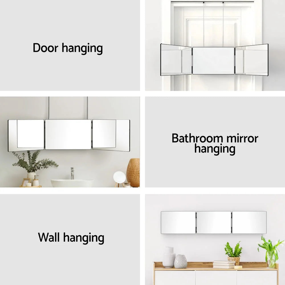 Embellir Trifold Mirror Makeup Portable with Height