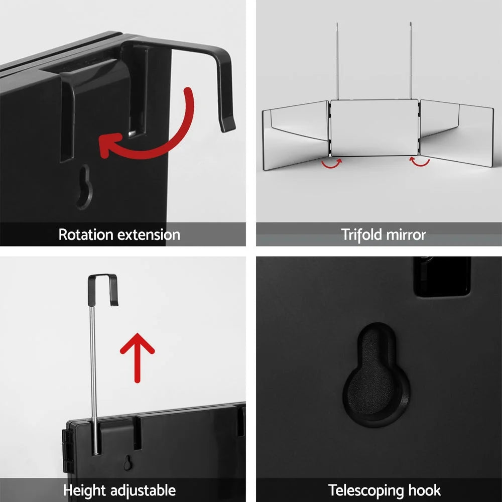 Embellir Trifold Mirror Makeup Portable with Height