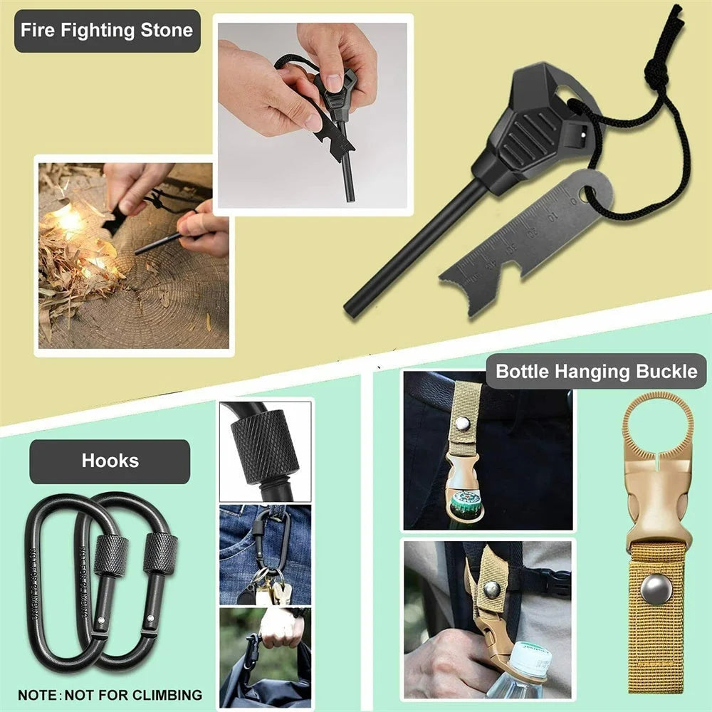 Emergency Survival Kit 32 in 1 Camping SOS Tool