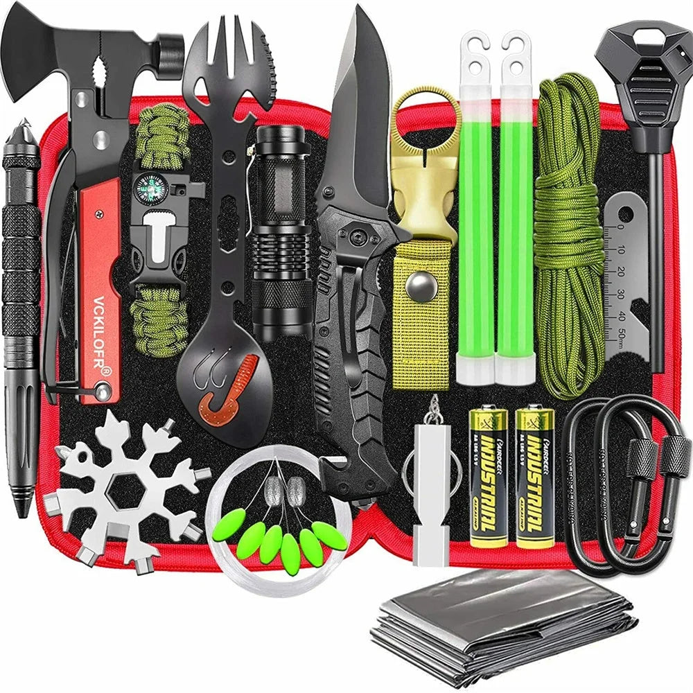 Emergency Survival Kit 32 in 1 Camping SOS