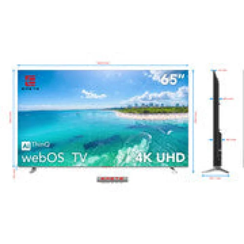 EMETE 65 Frameless UHD Smart WebOS TV appliances tvs