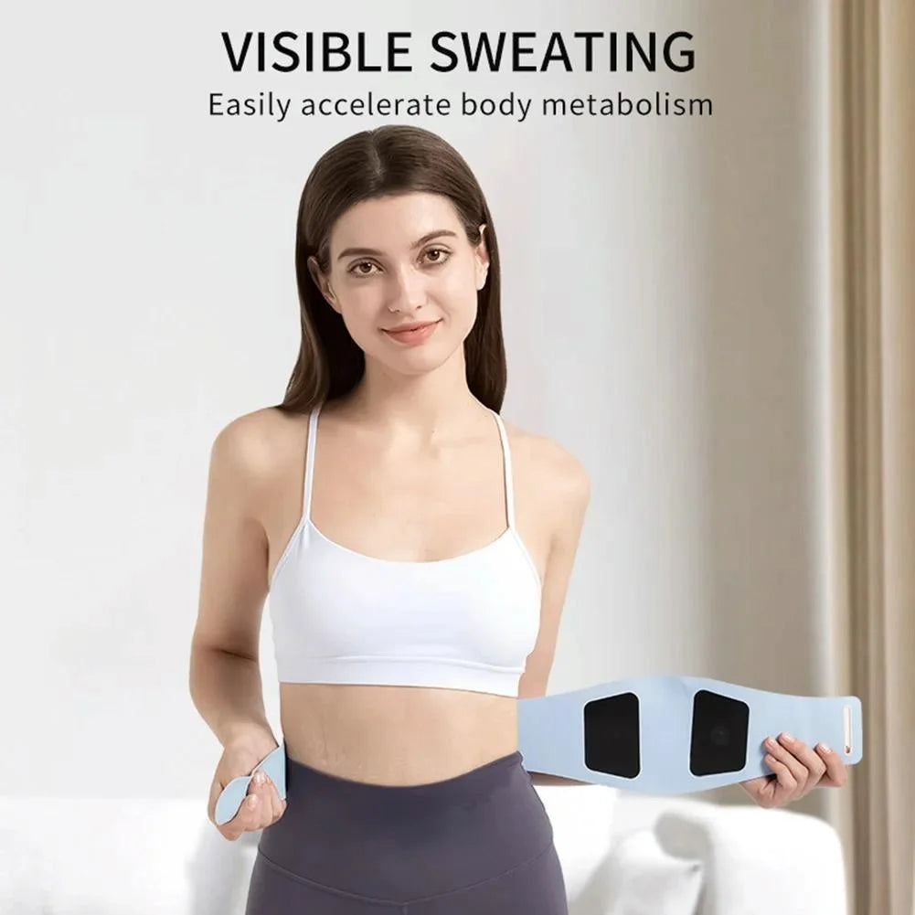 Ems Abdominal Massager For Waist Pain Relief Lake Blue