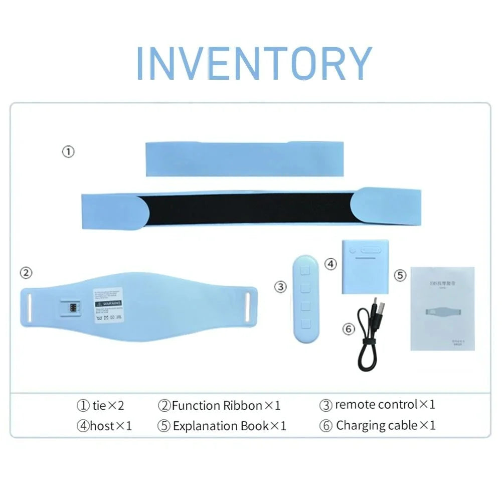 Ems Abdominal Massager For Waist Pain Relief Lake Blue