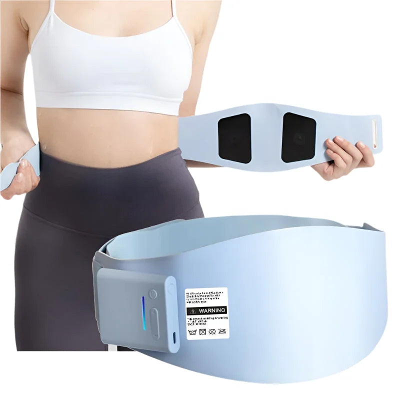Ems Abdominal Massager For Waist Pain Relief Lake Blue