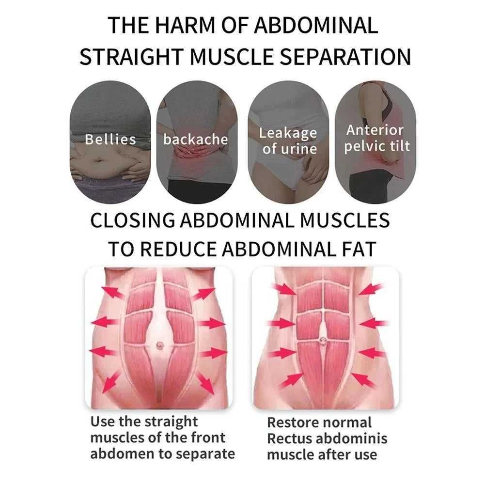 Ems Abdominal Massager For Waist Pain Relief Lake Blue