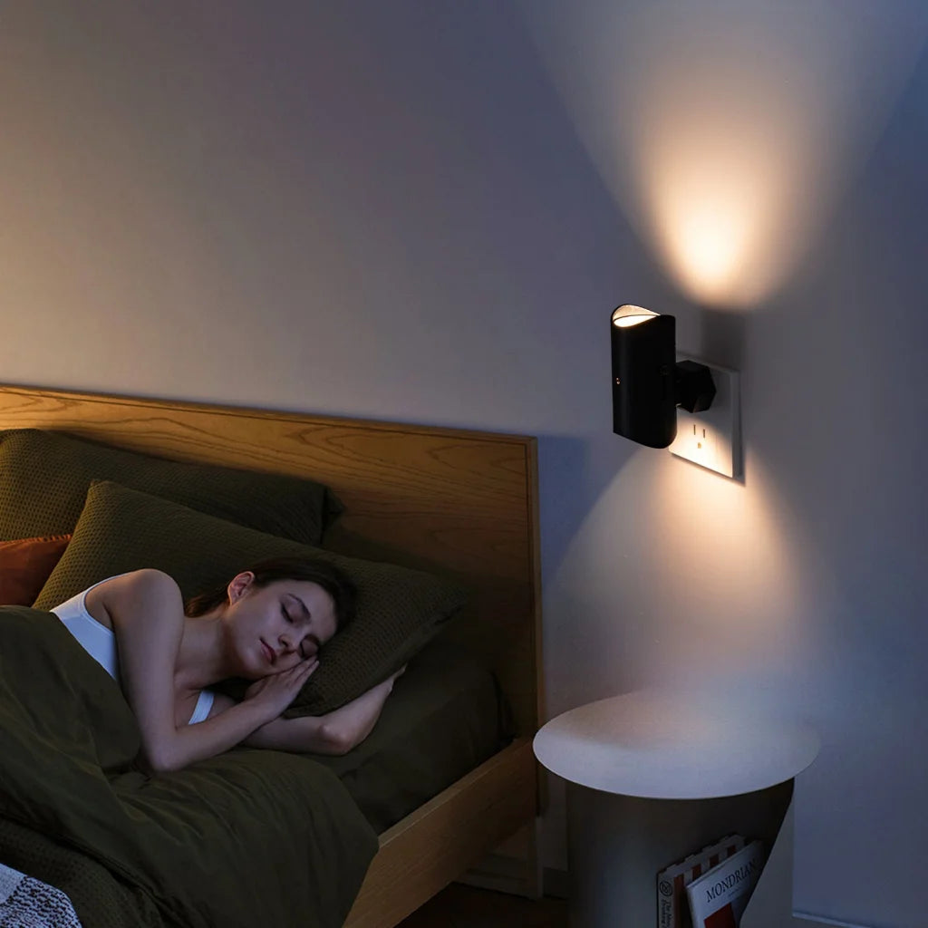 Energy Saving Plug-in LED Nightlight - Smooth Dimming Auto