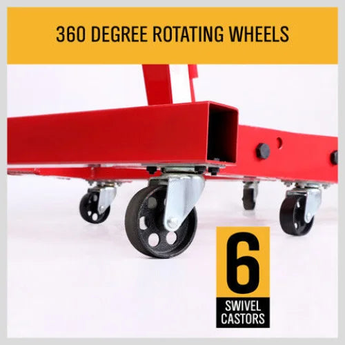 Engine Crane 2 Ton Hydraulic Hoist Folding Shop Mobile