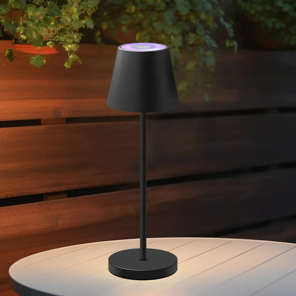 Enoki Portable RGB Table Lamp - Black - Home & Garden >