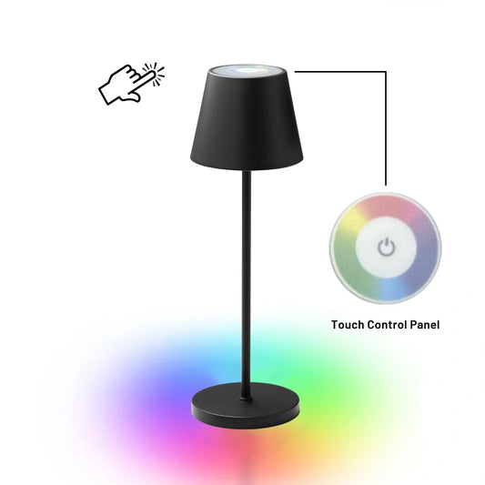 Enoki Portable RGB Table Lamp - Black - Home & Garden >