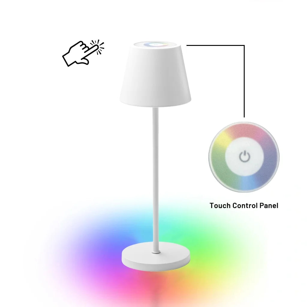 Enoki Portable RGB Table Lamp - White - Home & Garden >