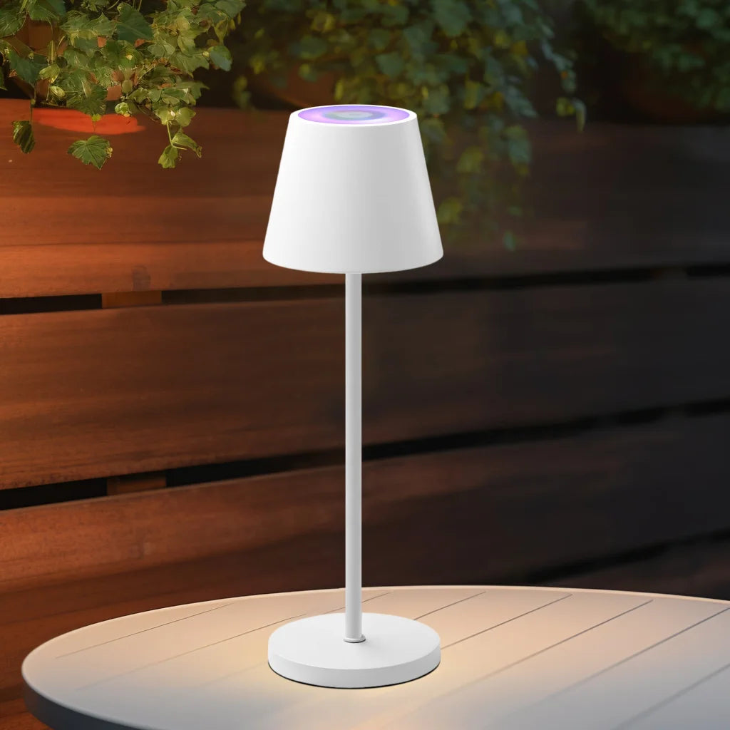 Enoki Portable RGB Table Lamp - White - Home & Garden >