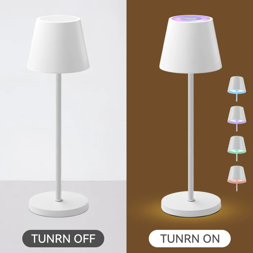 Enoki Portable RGB Table Lamp - White - Home & Garden >
