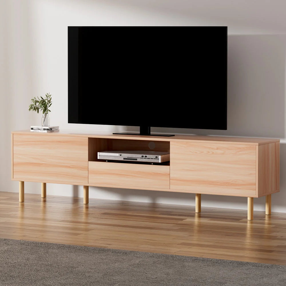 180cm storage cabinet with doors and organised storage compartments