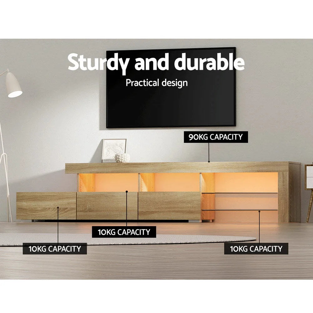 Cabinet with entertainment unit tv led