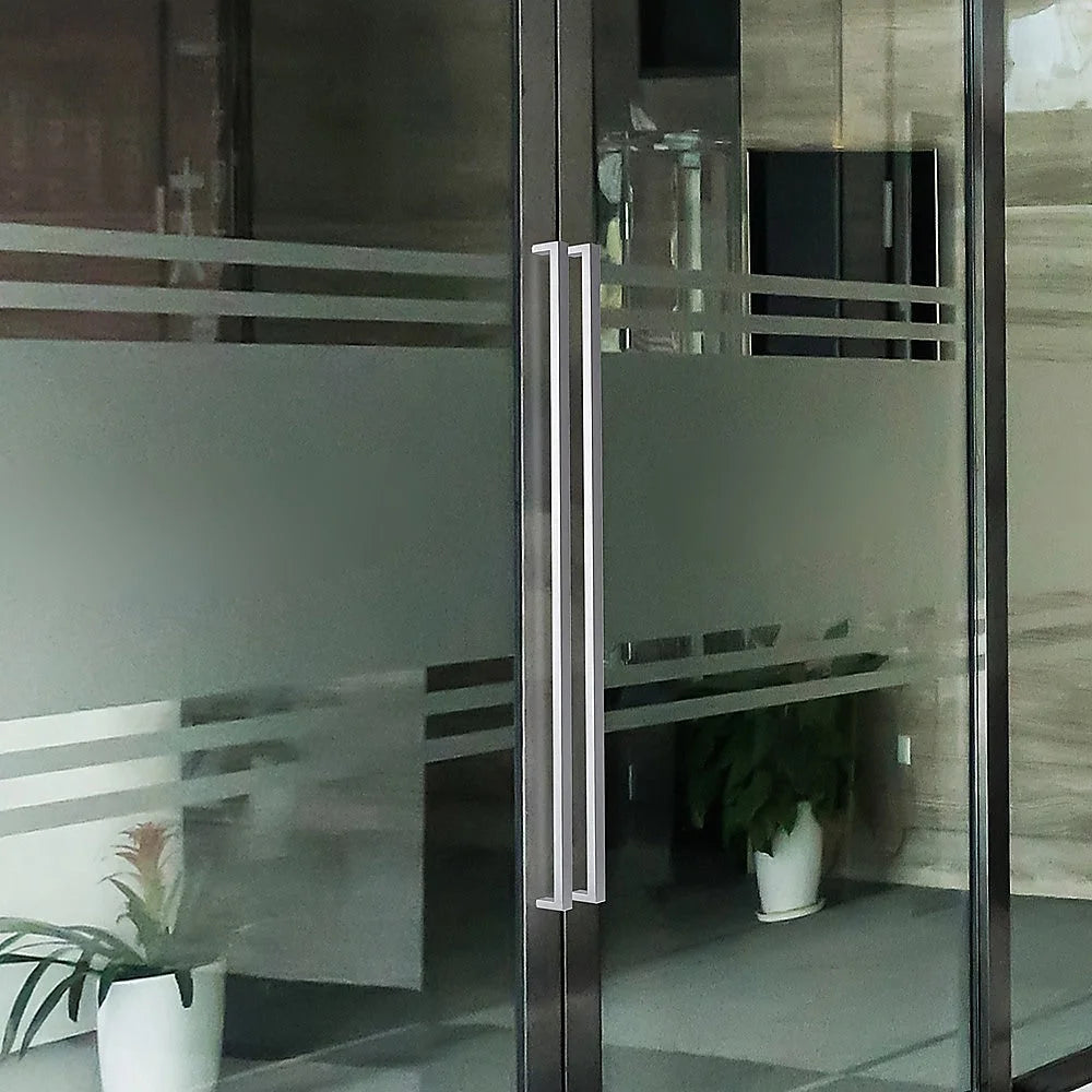 Entrance Door Pull Handle Brushed Satin - 1500MM - Home &
