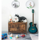 Entryway Storage Bench Wooden Sturdy with Safety Hinge