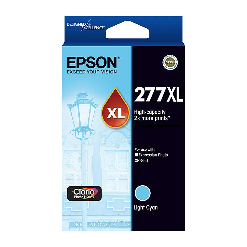 EPSON 277XL Light Cyan Ink Cartridge High Capacity Claria