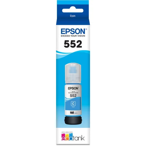 EPSON T552 Cyan Eco Tank Ink - Home & Garden