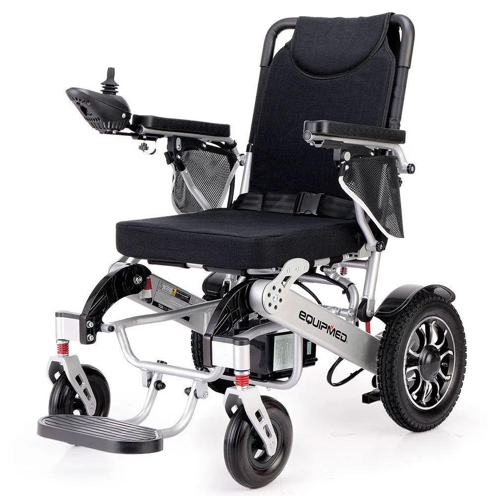 EQUIPMED Power Electric Wheelchair Airline Approved Wheel