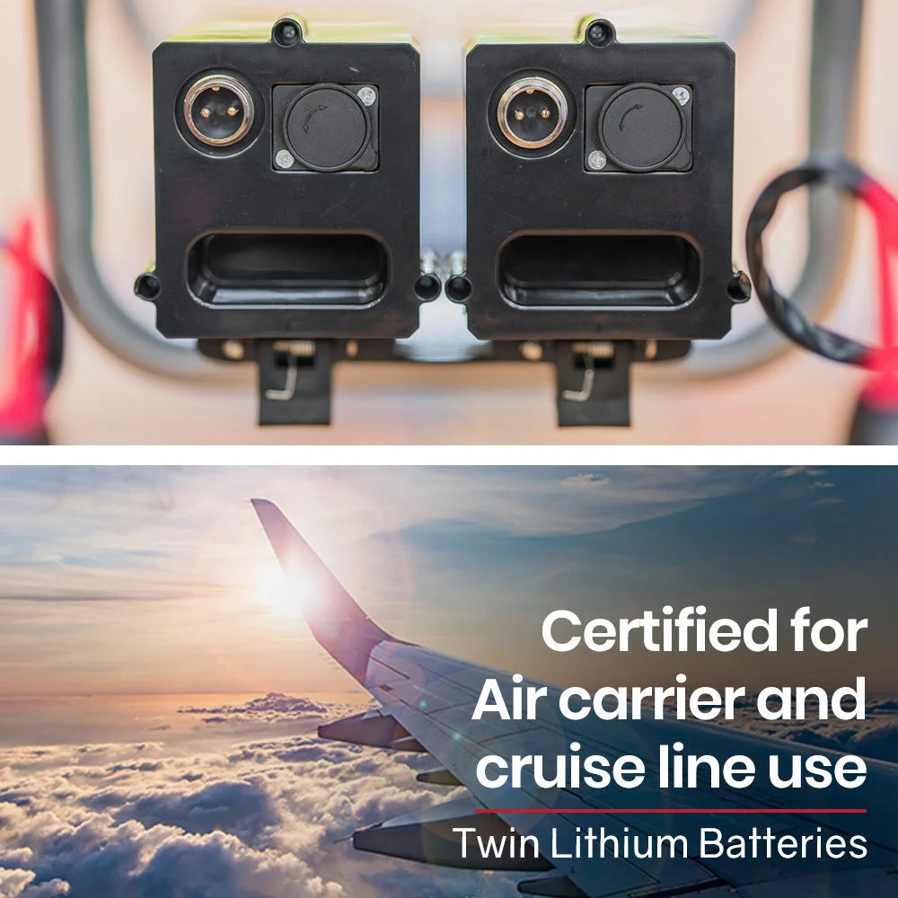 EQUIPMED Power Electric Wheelchair Airline Approved Wheel