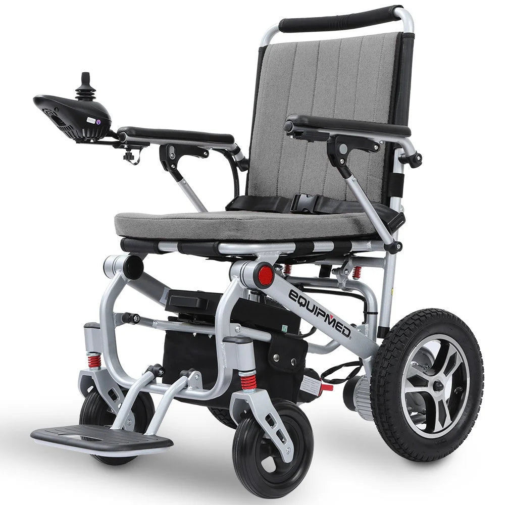 EQUIPMED Ultra-Light Power Wheelchair Tight Turning Airline