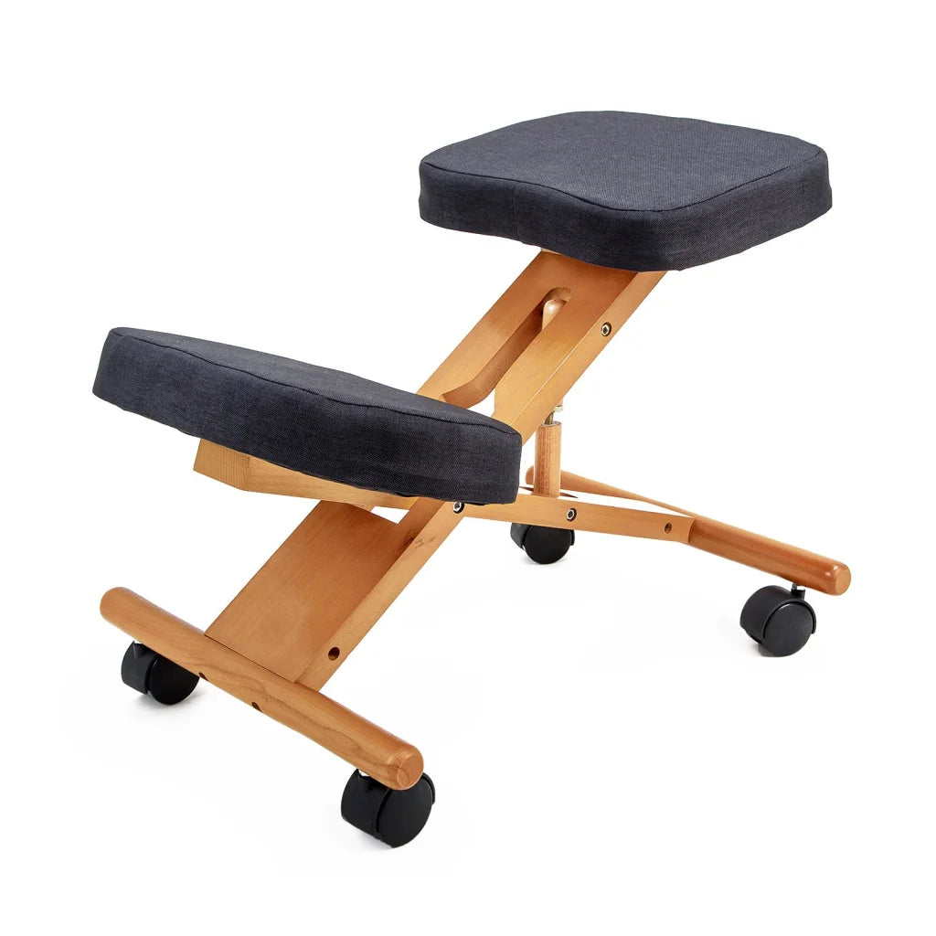Ergonomic Adjustable Kneeling Chair - Black