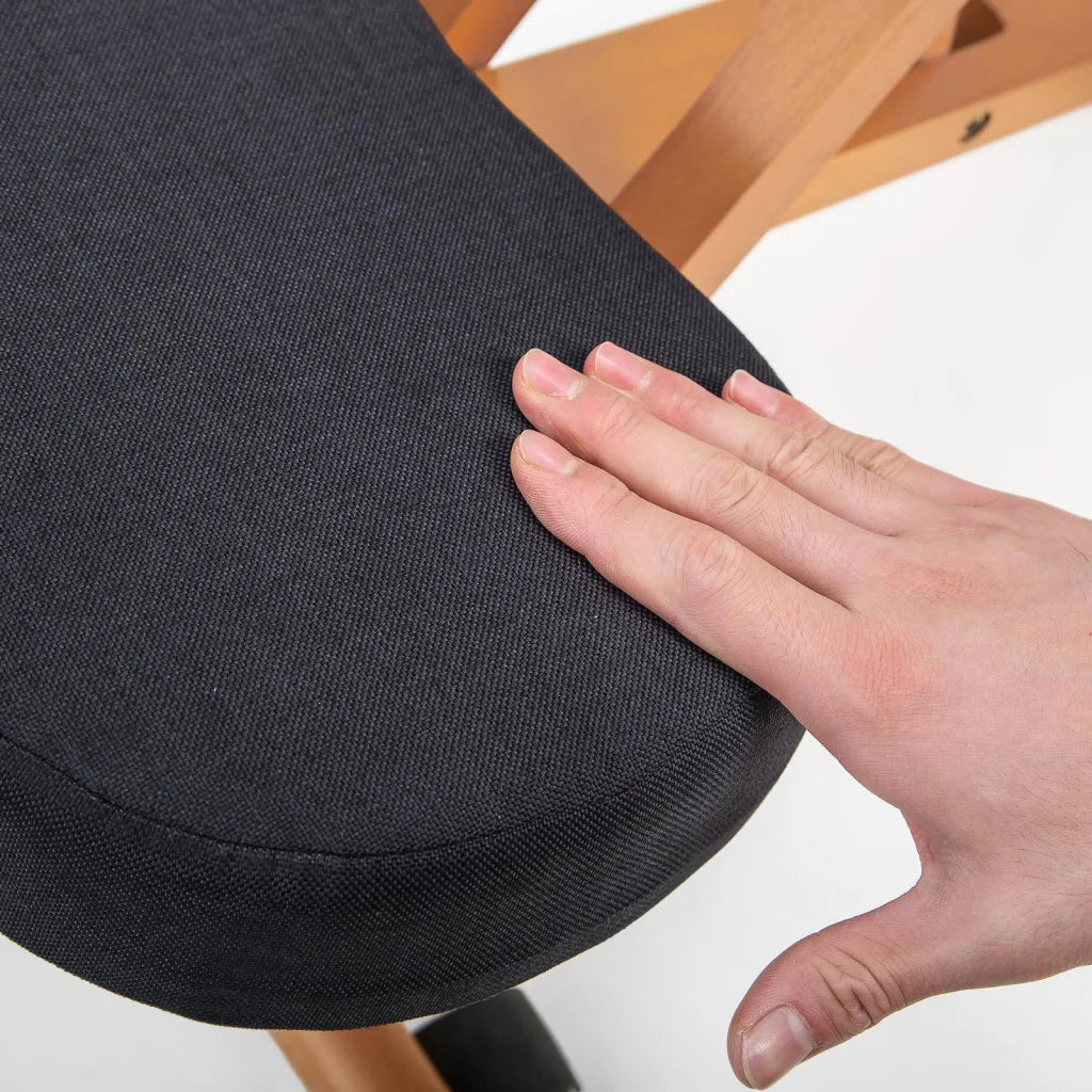 Ergonomic Adjustable Kneeling Chair - Black
