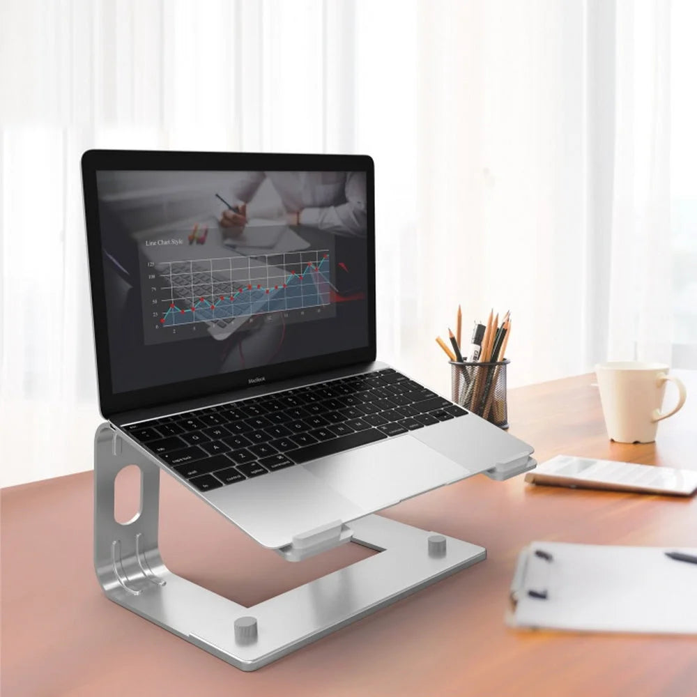 Ergonomic Aluminium Cooling Stand Elevator for Laptop
