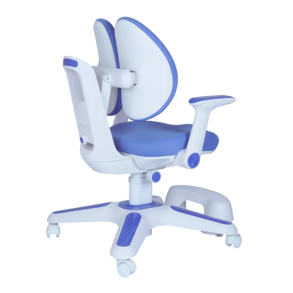 Ergonomic children study with display setup and product form