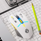 Ergonomic Dual-Mode Wireless Gaming Mouse - Mute Buttons