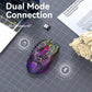 Ergonomic Dual-Mode Wireless Gaming Mouse - Mute Buttons