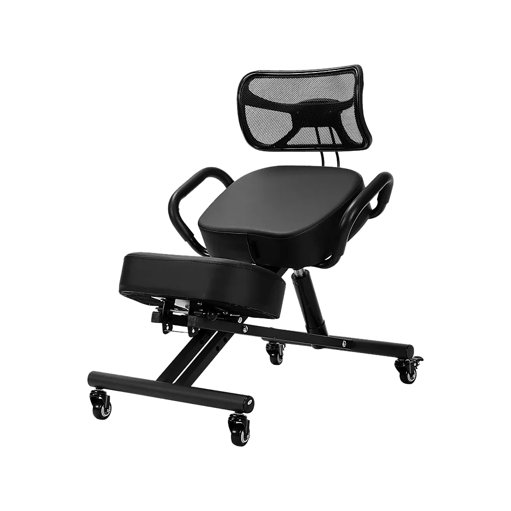 Ergonomic Kneeling Chair with Backrest Adjustable Height